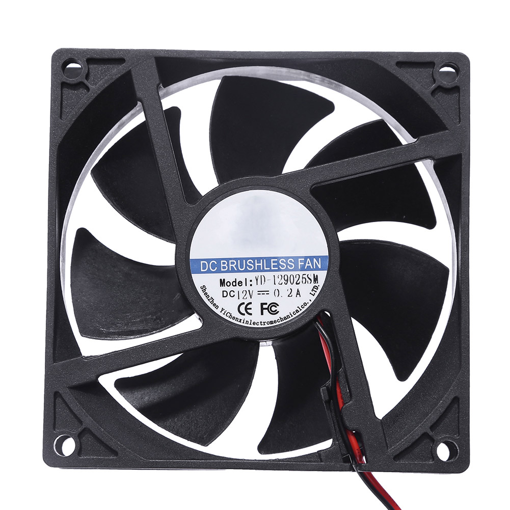 YD-129025SM DC 12V Cooler Fan 90x90x25mm 7 Blades Computer PC Cooling Fan, 501 Original
YD-129025SM DC 12V Cooler Fan 90x90x25mm 7 Blades Computer PC Cooling Fan, 501 Original