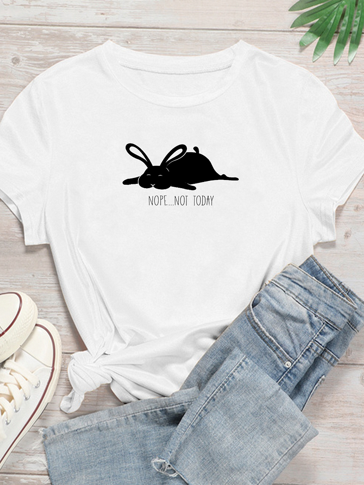 Bestdealfriday Short Sleeve Vintage Cotton Blend Animal Shirts Tops