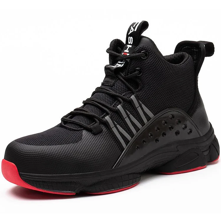Breathable Fashion Composite Steel Toe Work Shoes