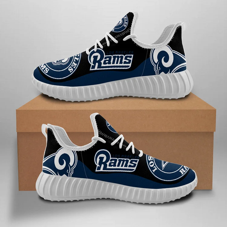 Los Angeles Rams Unisex Comfortable Breathable Print Running Sneakers