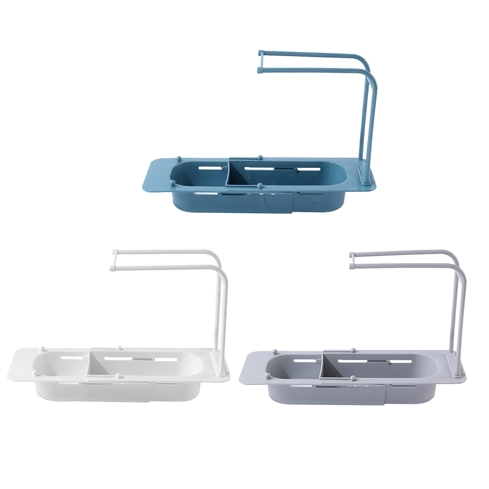 Telescopic Kitchen Sink Shelf Organizer Soap Sponge Holder Drain Rack Tools, White, 501 Original
Telescopic Kitchen Sink Shelf Organizer Soap Sponge Holder Drain Rack Tools, White, 501 Original