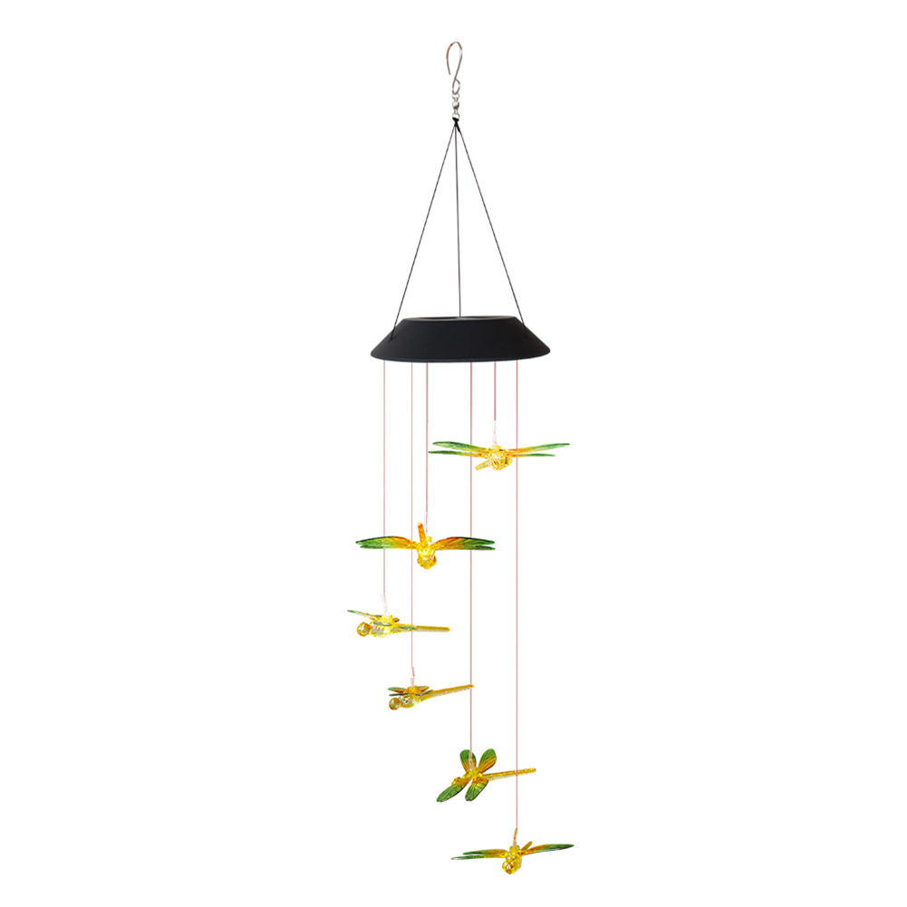 Dragonfly Solar LED Color Changing Wind Chime Lamps Garden Pendant Light, 501 Original
Dragonfly Solar LED Color Changing Wind Chime Lamps Garden Pendant Light, 501 Original