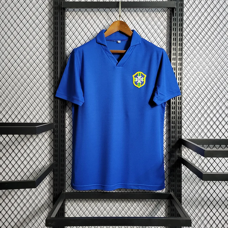 Retro 57-62 Brazil Away   Football jersey retro
