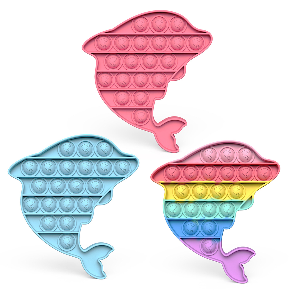 Dolphins Push Bubble Sensory Autism Relief Stress Silicone Child Fidget Toy, Pink, 501 Original
Dolphins Push Bubble Sensory Autism Relief Stress Silicone Child Fidget Toy, Pink, 501 Original