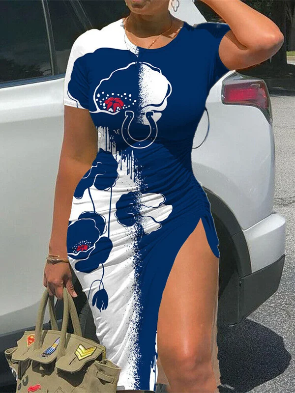 Indianapolis Colts
Women's Slit Bodycon Dress
