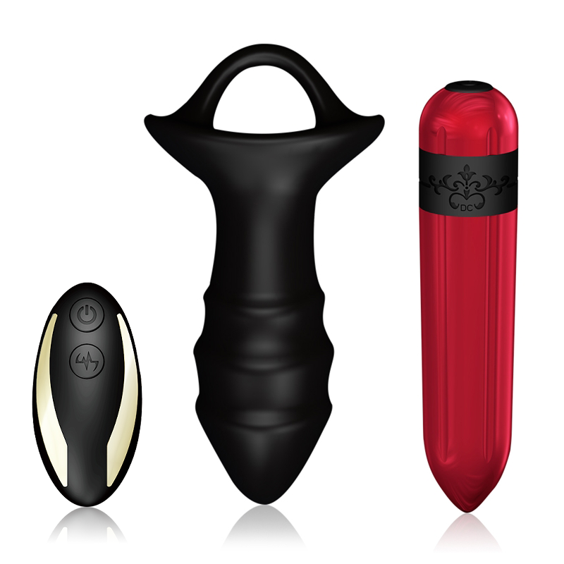 9 Frequency Vibrating Bullet Anal Plug With Remote Control For Adult Rosetoy Official