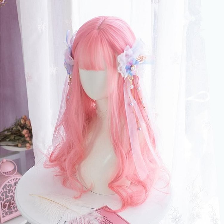 Pink Orange Lolita Cosplay Wigs SP15008