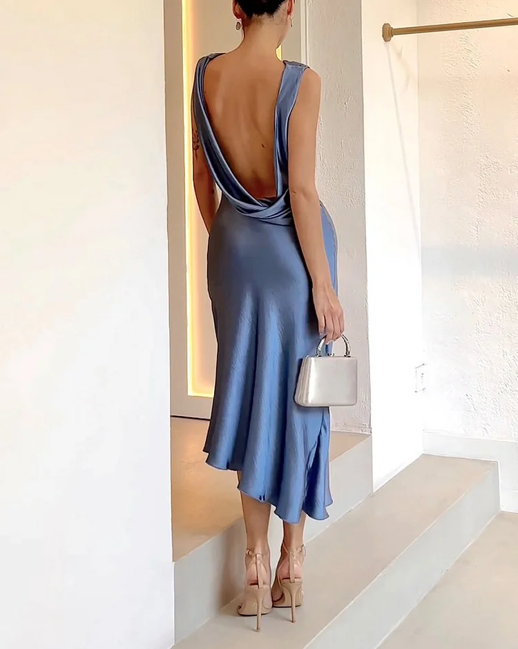 Trendy Back Design Dress