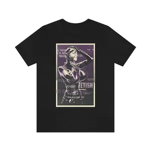 pornhint Pornhint Fetish Kinky BDSM Latex Lady Unisex Jersey Short Sleeve Tee