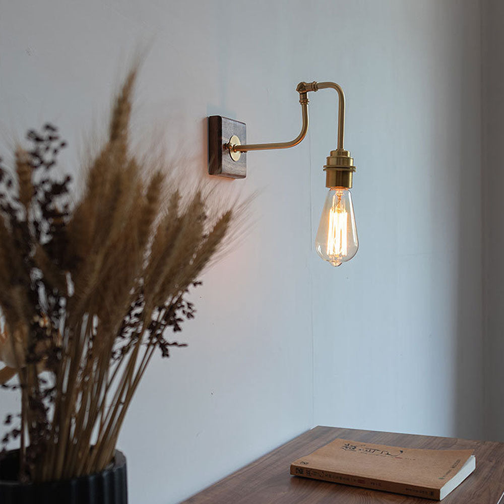 Minimalist Vintage Adjustable Glass Wall Light