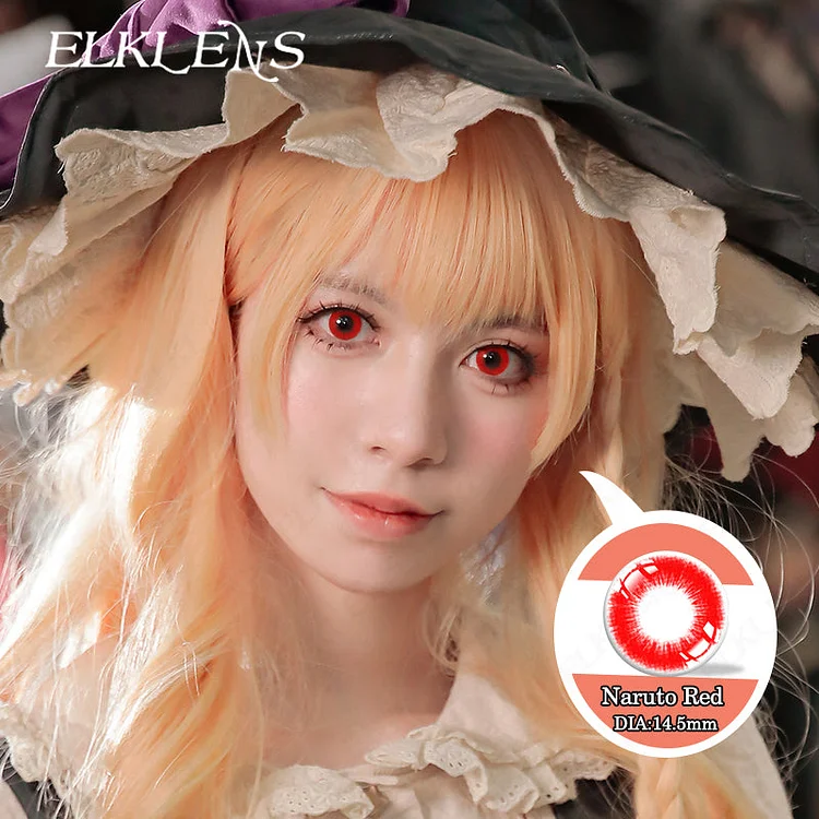 Halloween Naruto-Red Cosplay Contact Lenses