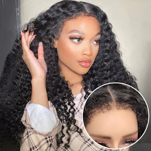 4C Edge! Burmese Curly HD Lace Frontal Wig
