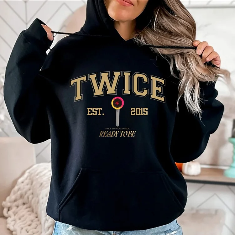 TWICE 5th World Tour READY TO BE Light Stick Hoodie