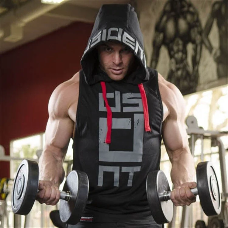 Gyms Clothing Tan Top Men Cotton Muscle Bodybuilding Shirts