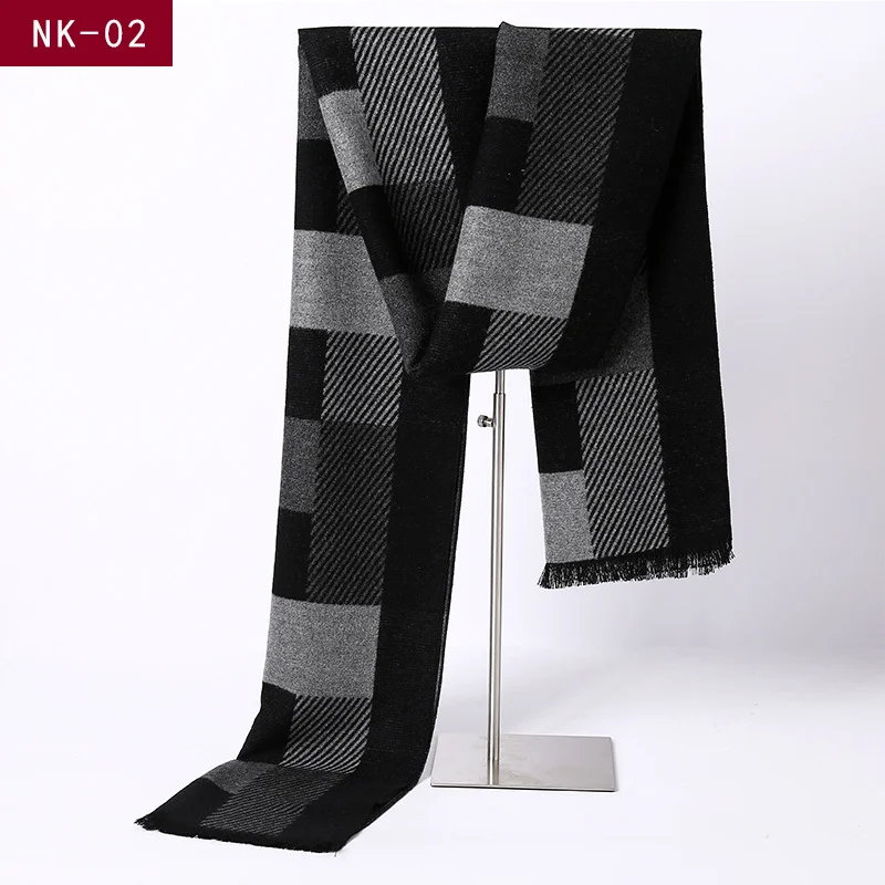 Men's autumn and winter cashmere scarf 002