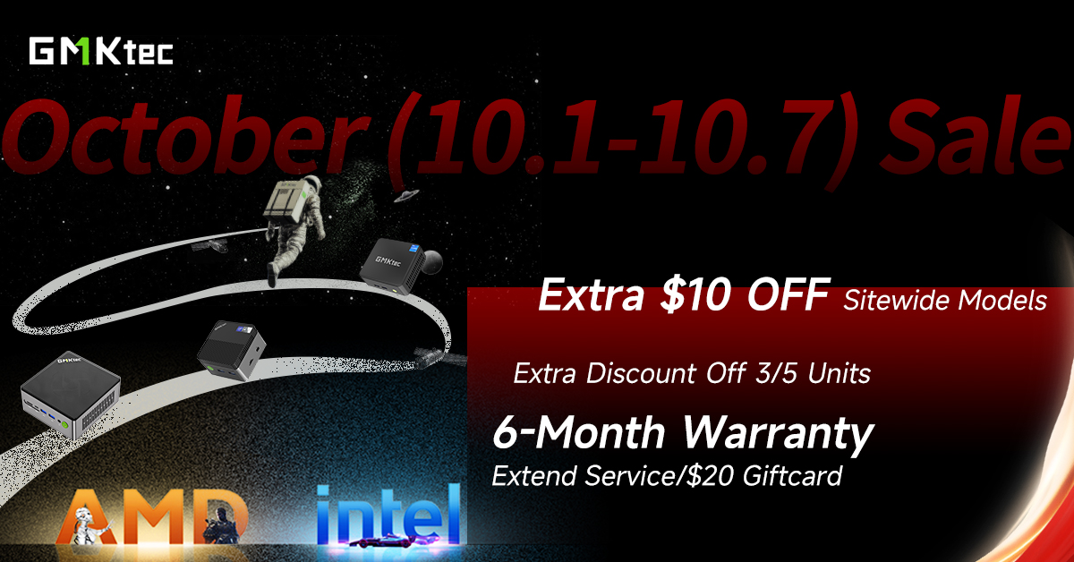 GMKtec Mini PC National Day Promotion Shopping Guide
