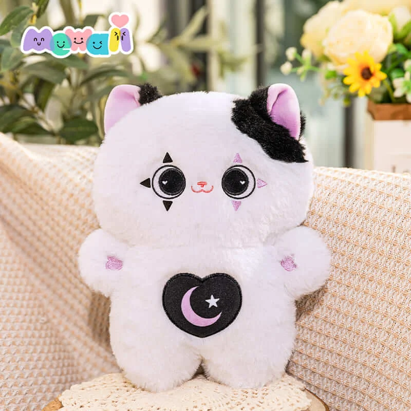 MeWaii® Huuuug Family Kawaii Cow/Axolotl/Cat/Bee Plush Pillow Squish Toy For Gift