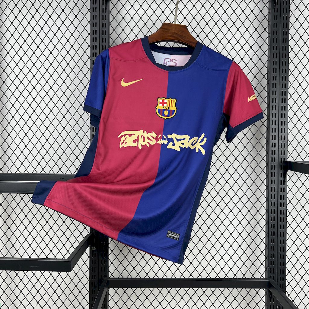 Barcelone X Travis Scott Extérieur Maillot 2024/25 Grande Taille - Mon