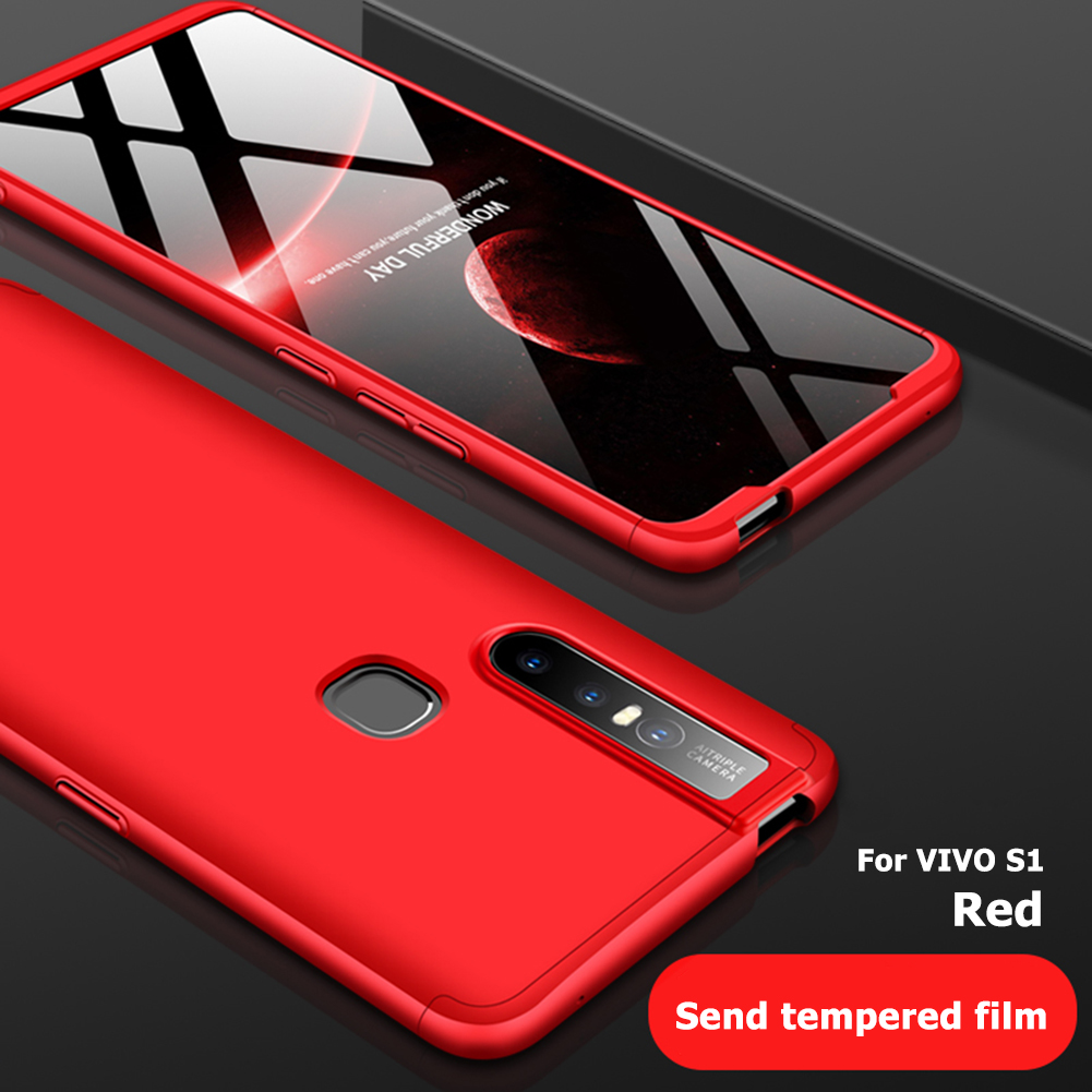 GKK Hard PC Case for VIVO V15 Shockproof Anti-Fall Frosted Back Cover Red, 501 Original
GKK Hard PC Case for VIVO V15 Shockproof Anti-Fall Frosted Back Cover Red, 501 Original
