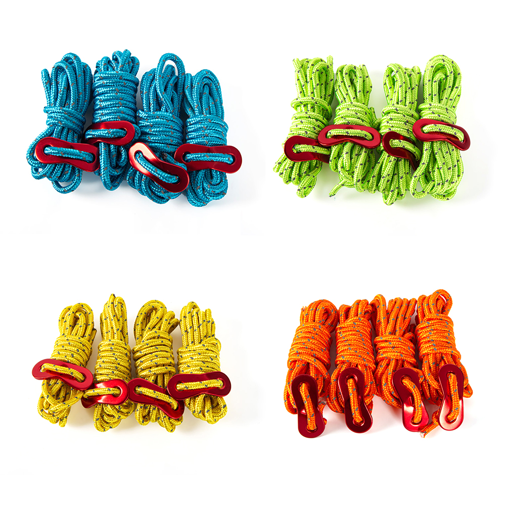 4pcs 4mm Tent Wind Rope Cord Outdoor Camping Reflective Lanyard with Buckle, Green, 501 Original
4pcs 4mm Tent Wind Rope Cord Outdoor Camping Reflective Lanyard with Buckle, Green, 501 Original