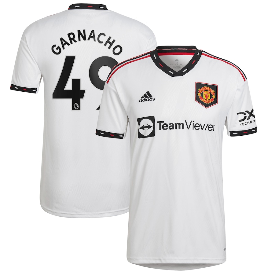 L #49 Garnacho popular Man United 3 shorts