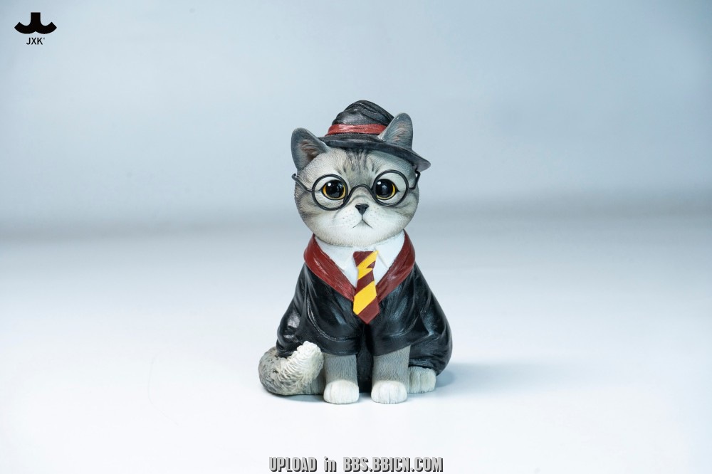 JXK-College Cat Wizard-JXK332 A/B/C/D-Statue(GK)-
