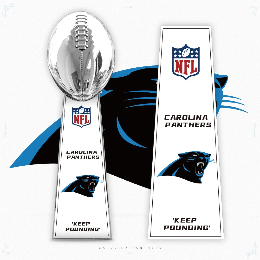 [NFL]Carolina Panthers Vince Lombardi Super Bowl Championship Trophy Resin Version