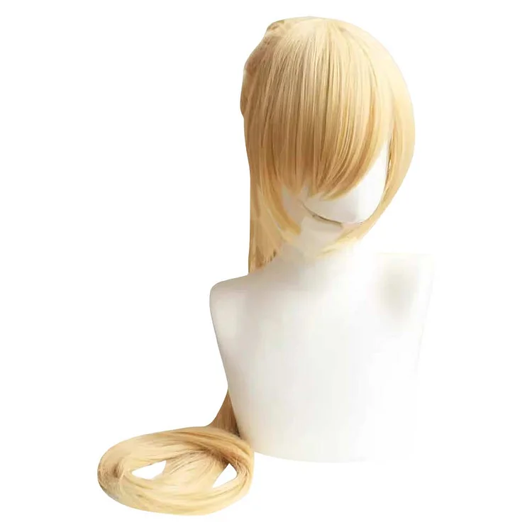 Lucy Heartfilia Yellow Wig Cosplay Accessories Halloween Carnival Props