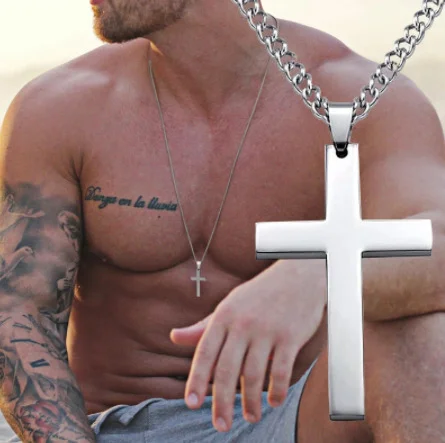 Men's Fashion Punk Crucifix Necklace