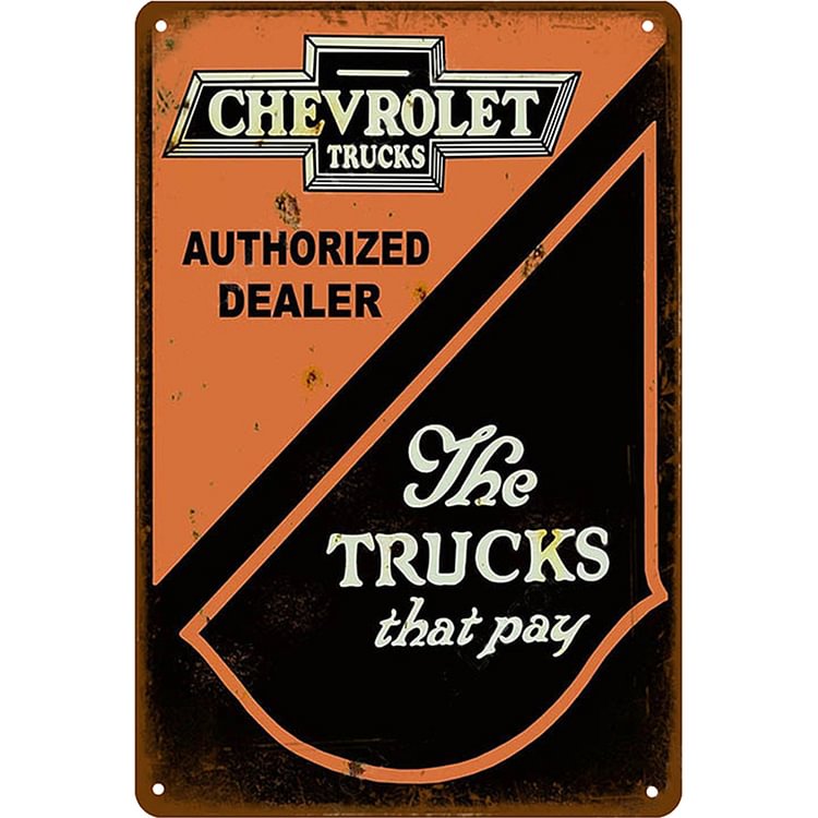 Chevrolet Trucks - Vintage Tin Signs/Wooden Signs - 20*30cm/30*40cm