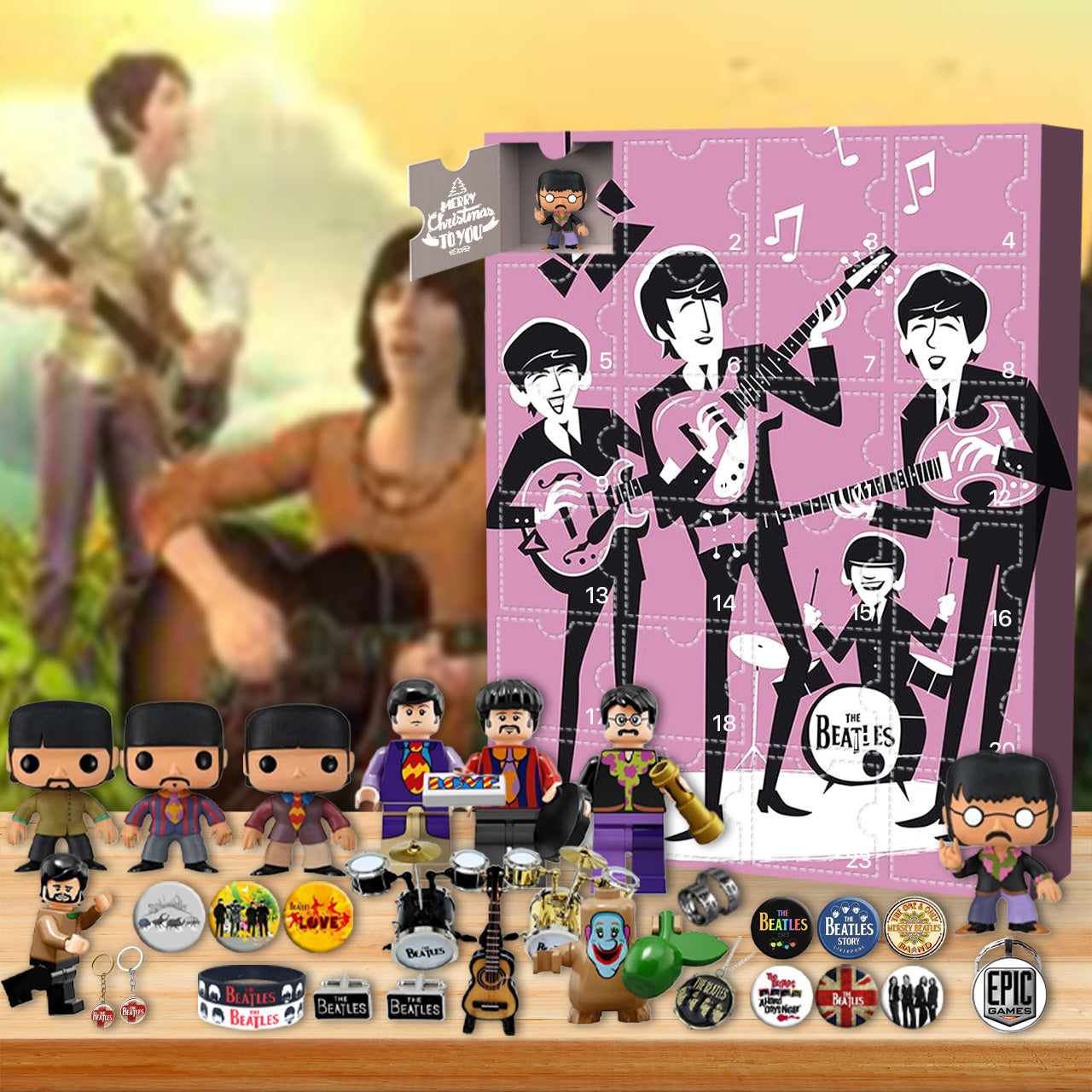 The Beatles Advent Calendar The One With 24 Little Doors