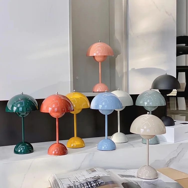 Modern Bud Macaron Rechargeable Table Lamp socialshop