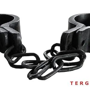 pornhint Pornhint BDSM Dungeon EXTREME steel restraints with chain hand restraints ankle restraints made to measure / material thickness = 10 mm!