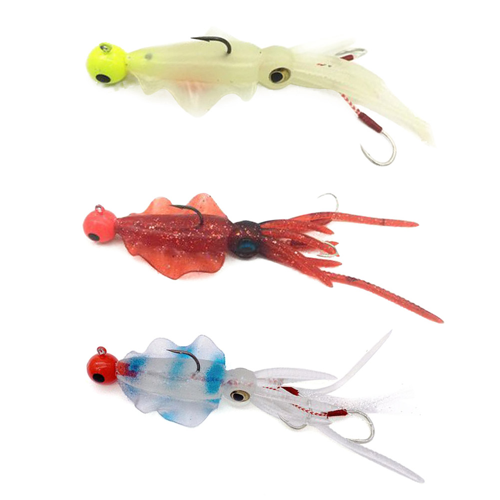 13cm 25g Fishing Lure Octopus Squid Jig Hooks Artificial Soft Bait, Luminous, 501 Original
13cm 25g Fishing Lure Octopus Squid Jig Hooks Artificial Soft Bait, Luminous, 501 Original