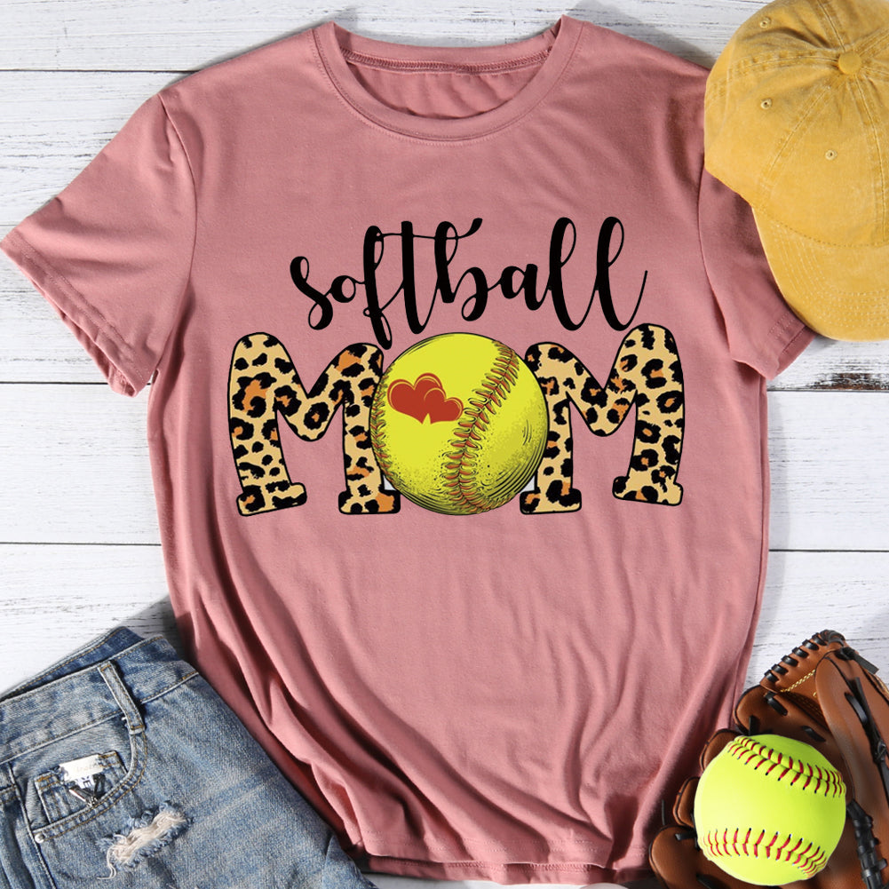 Softball mom T-shirt Tee -01211-Guru-buzz