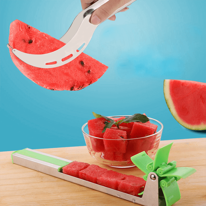 Melon Baller Scoop Set, 4 in 1 Stainless Steel Fruit Scooper Fruit Carving  Tools Set Watermelon Slicer for Ice Cream Vegetable Cantaloupe Melon