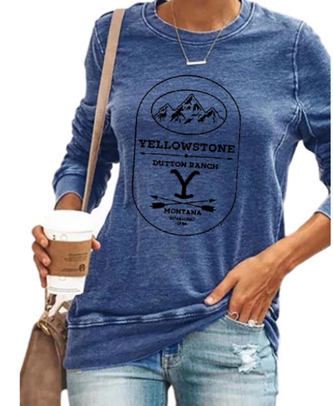 Ladies' painted animal cute print T-shirt