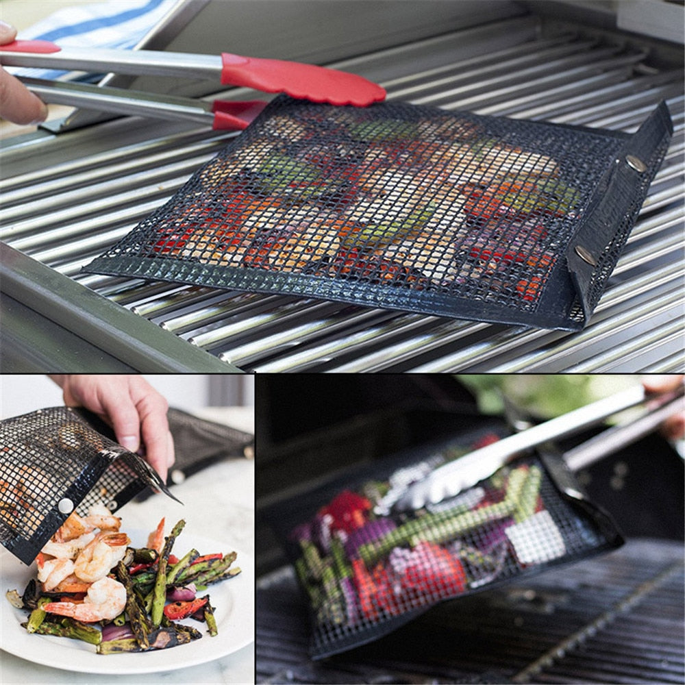 Grill Mat/ Grill Mesh Bag/ Grilling Accessories/ BBQ Grill Pad