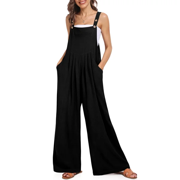 TARSE Overalls for Women Loose Fit Wide Leg Casual Jumpsuits 196