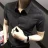 Gerryellis men fashion Men's Shirt Black for Office Dress Male Shirts Business Formal Cheap Brand Cool Korean Style Summer Xxl Button Up Casual Sale I