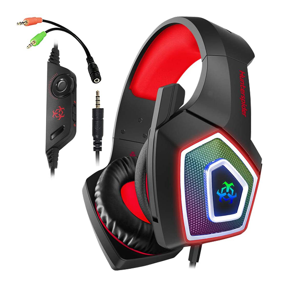 V1 Gaming Headset RGB Wired Over Ear Headphones with Microphone for PS4 PC, 501 Original
V1 Gaming Headset RGB Wired Over Ear Headphones with Microphone for PS4 PC, 501 Original