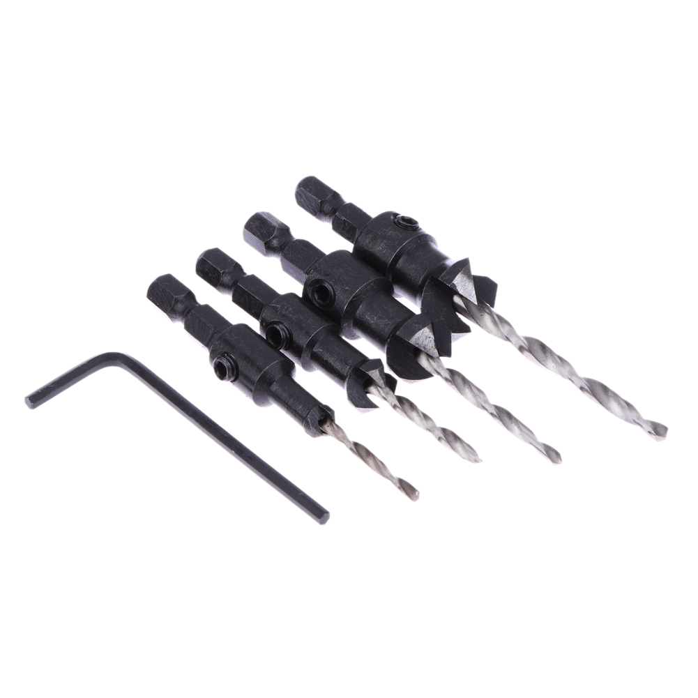 4pcs/set Carpentry Countersink Drill Bit Set Woodworking Tools #6 #10 #13 #, 501 Original
4pcs/set Carpentry Countersink Drill Bit Set Woodworking Tools #6 #10 #13 #, 501 Original