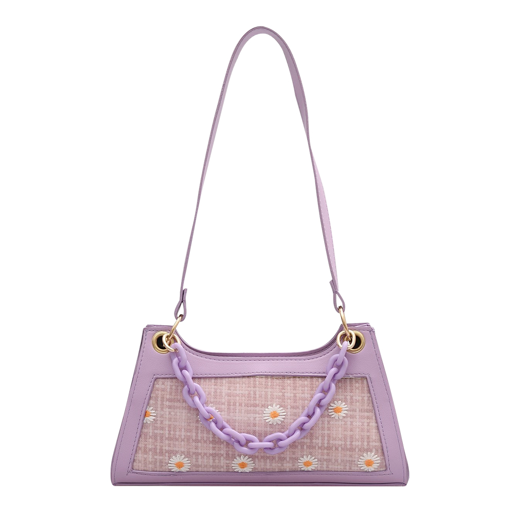Daisy Women Handbag Tote PU Straw Splicing Underarm Shoulder Bags -Purple, 501 Original
Daisy Women Handbag Tote PU Straw Splicing Underarm Shoulder Bags -Purple, 501 Original