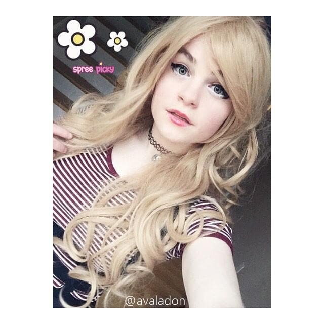 Harajuku Lolita Cosplay Golden Curly Wig 31.5INCH SP130004