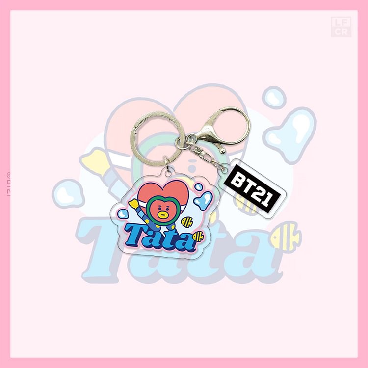 BTS Keychain kawaii animated acrylic keychain