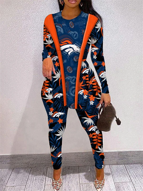 Denver Broncos
Limited Edition High Slit Shirts And Leggings Two-Piece Suits