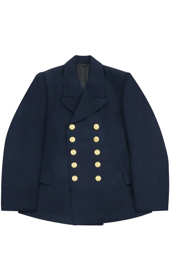   Kriegsmarine German Em Navy Blue Wool Pea Tunic Jacket German-Uniform