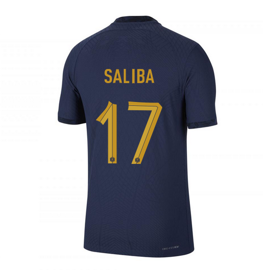 France William Saliba 17 Home Shirt Kit World Cup 2022