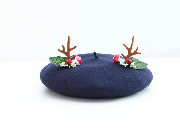 5 Colors Kawaii Deer Beret SP179839