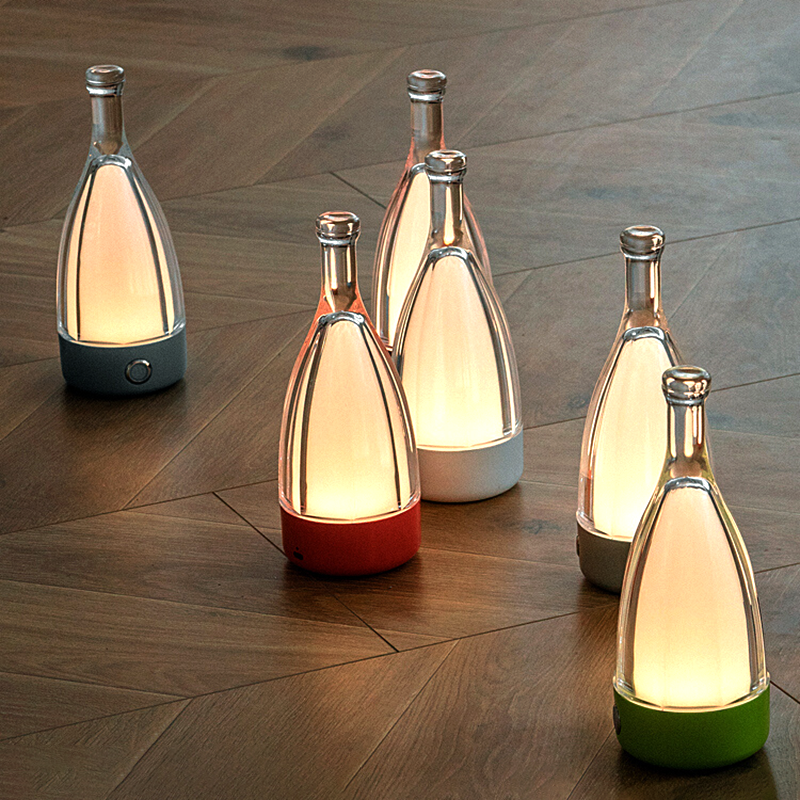 Wine Bottle Shape Decorative Lamp Creative Rechargeable Decor wine-bottle-shape-decorative-lamp-creative-rechargeable-decor